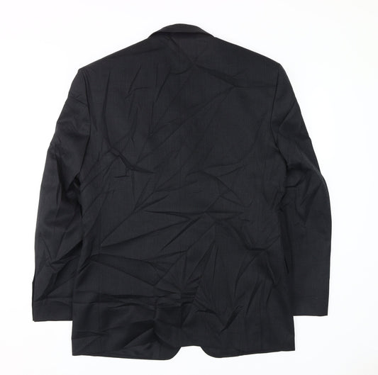 Mens UK Size 40 Burton Regular Black Suit Jacket