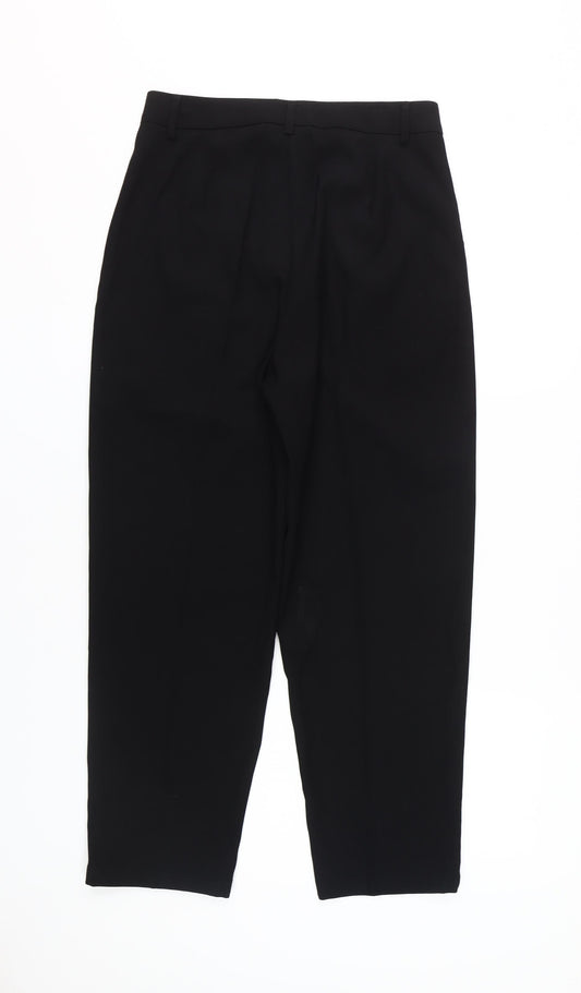 Cider Women's Black Straight Trousers S