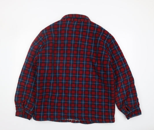 WorkWear Men's Multicoloured Plaid Flannel Jacket M