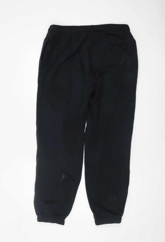 Nike Men's Black Jogger Pants Size M - Casual Fleece