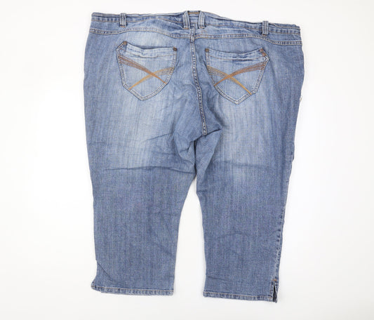 East Coast Men's Blue Bermuda Denim Shorts Size 28