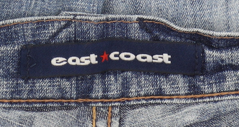 East Coast Men's Blue Bermuda Denim Shorts Size 28