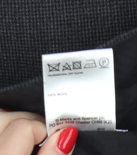 Marks and Spencer Grey Wool Dress Pants 44 in Men's