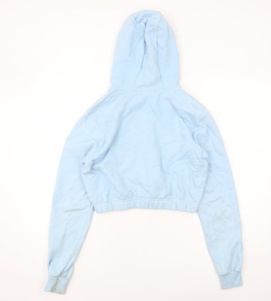 Ellesse Women's Blue Hoodie - Size 6, Logo, Casual