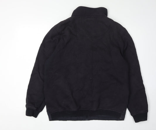 Mens UK Size M Raging Bull Black Puffer Jacket