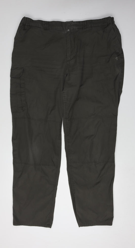 Mens UK Size L Craghoppers-activewear Relaxed Fit Green Trousers