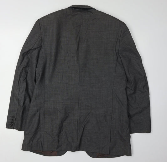 Mens UK Size 40 Jaeger Regular Grey Suit Jacket