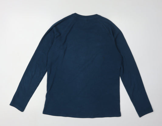 Uniqlo Men's Blue Pullover Sweatshirt M