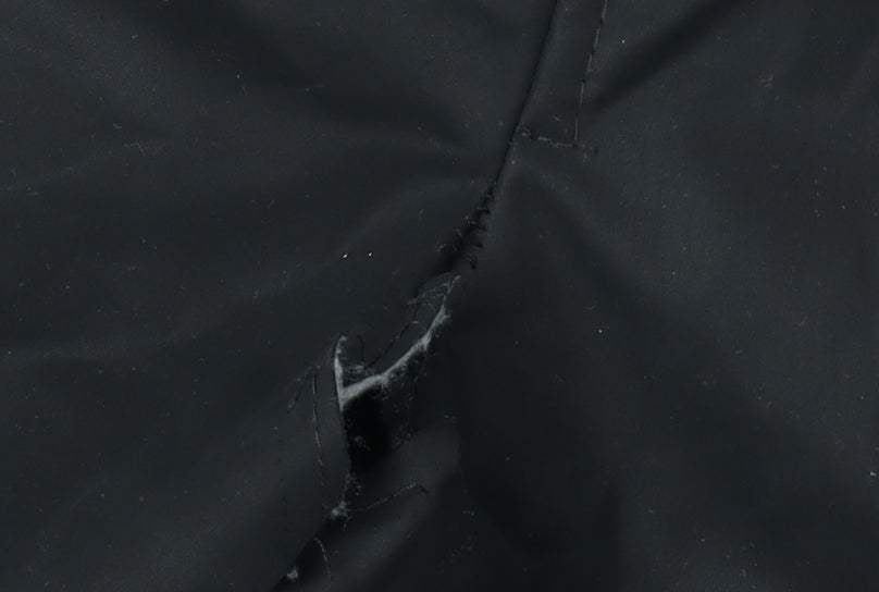 Zara Men's Black Parka Jacket S Hooded Casual