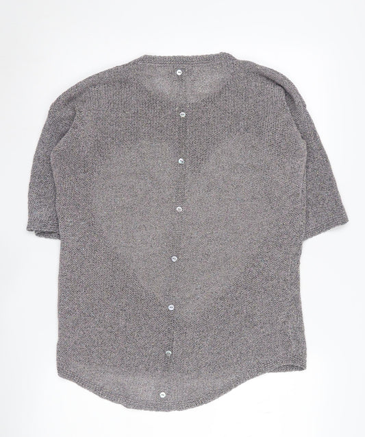 Womens UK Size 10 NEXT Grey Pullover Jumper
