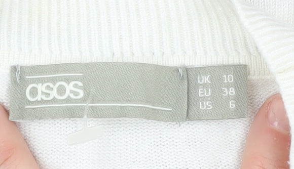 Womens UK Size 10 ASOS Multicoloured Pullover Jumper