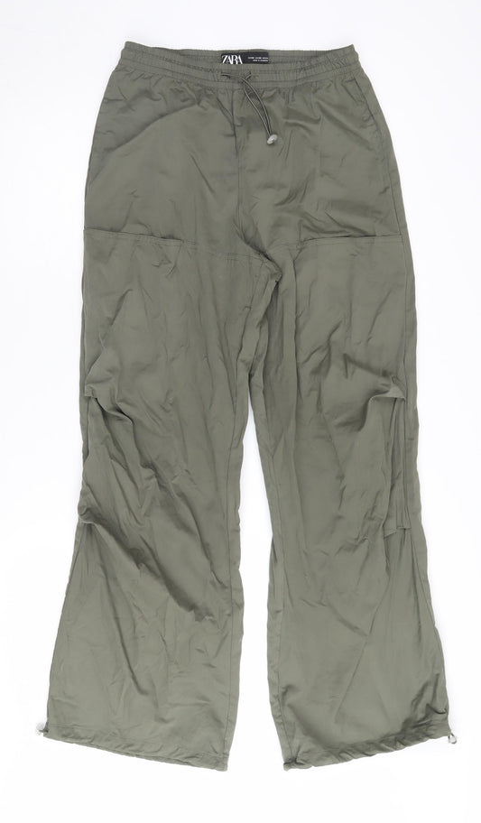 Zara Women's Green Cargo Trousers XS