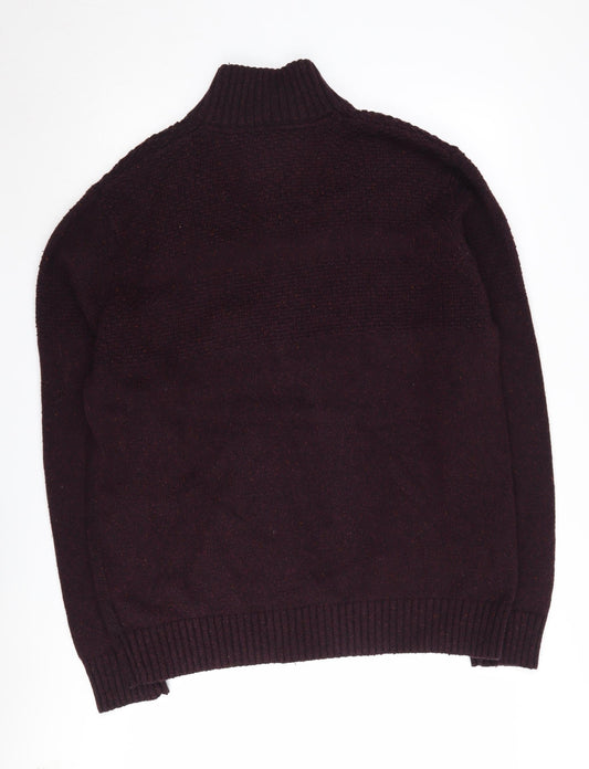 RJR John Rocha Men's Black XL Henley Jumper