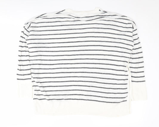 Womens UK Size 16 White Label White Pullover Jumper