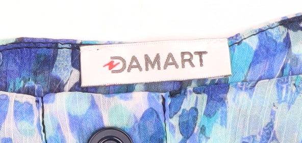 Womens UK Size 22 Damart Blue Blouse