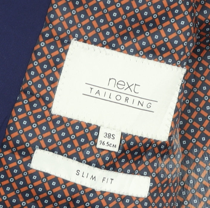 Mens UK Size 38 NEXT Regular Blue Suit Jacket