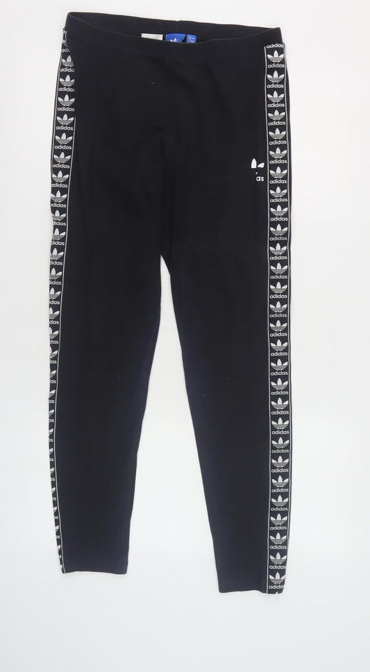 Additional front view of Adidas Women’s Black Jogger Trousers -, size M