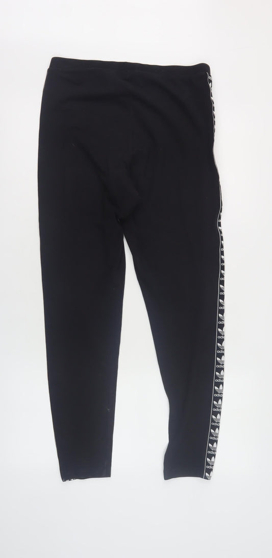 Adidas Women’s Black Jogger Trousers - Size M