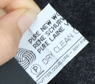 Eastex Women's Black Wool Blazer Size 14