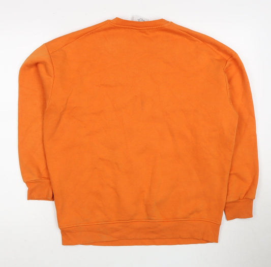 Womens UK Size 2XS Disney Orange Sweatshirt
