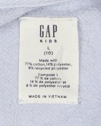 Close-up detail of Gap Teens Multicoloured Logo Sweatshirt L