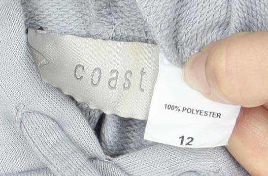 Coast Women's Grey Hoodie Size 12 Pullover Casual Wear