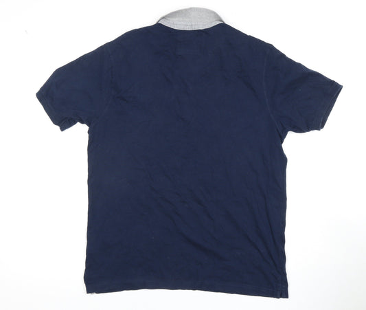 Nanny State Men's XL Blue Polo Shirt with Buttons