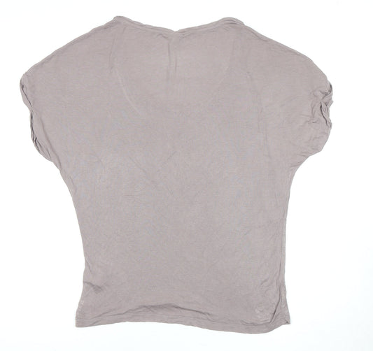 Womens UK Size L VERO MODA Grey T-Shirt