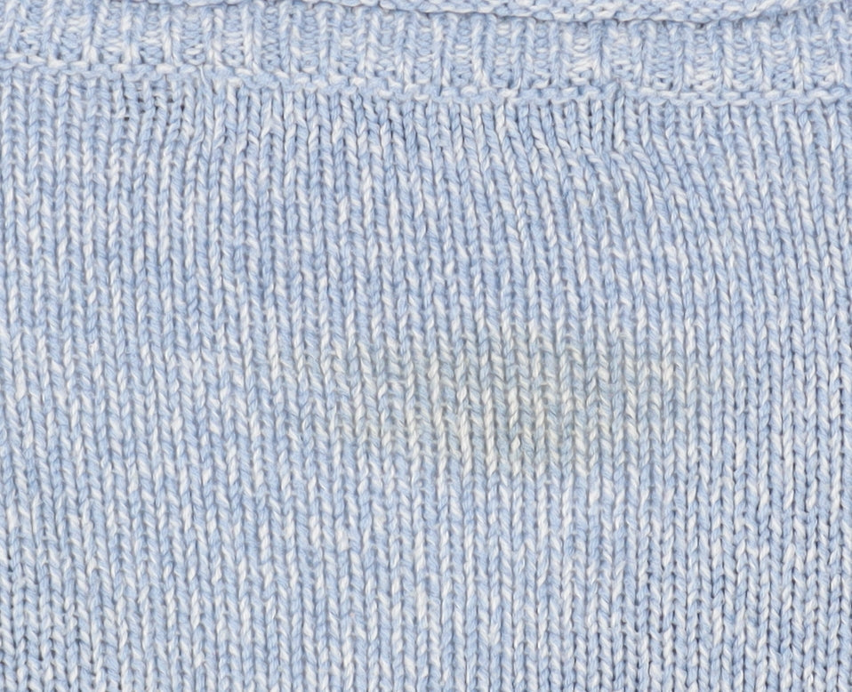 Womens UK Size M ISLE Blue Pullover Jumper