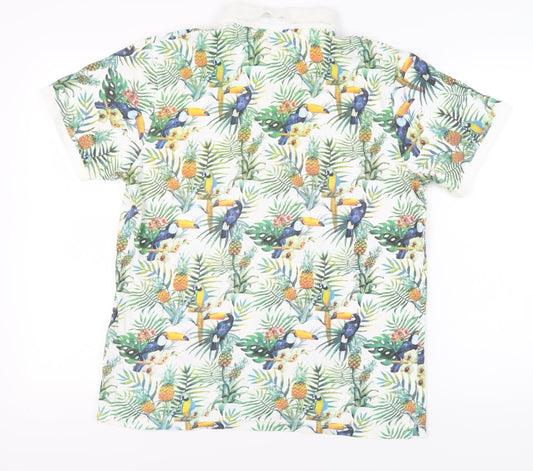 Peter Werth Men's Multicoloured Tropical Polo L