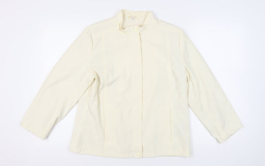Womens UK Size 14 Klass Collection Ivory Basic Jacket