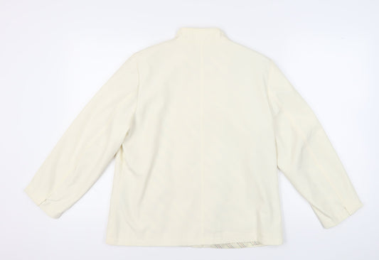 Klass Collection Women's Ivory Jacket Size 14