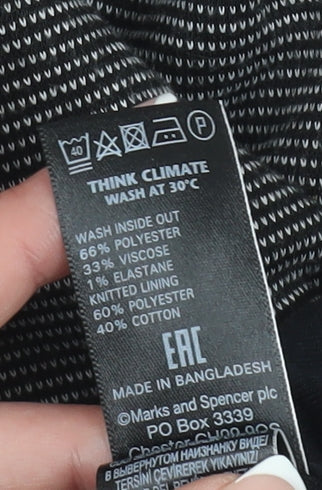 Marks and Spencer Women's Grey A-Line Long Skirt Size 12