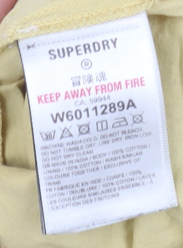 Womens UK Size 10 Superdry Beige Camisole Tank