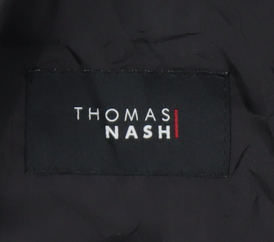 Mens UK Size 40 Thomas Nash Regular Black Suit Jacket