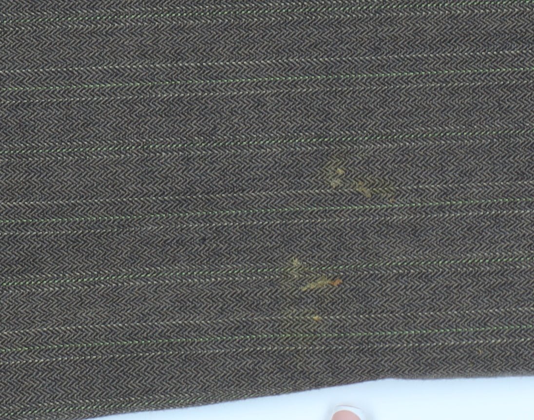 Mexx Women's Brown Herringbone Trousers Size 16