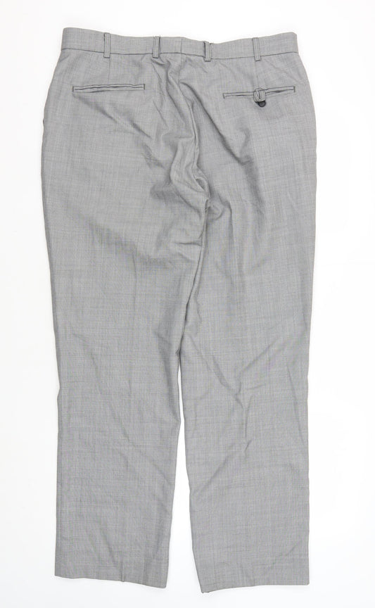 Pierre Cardin Men's Grey Trousers - Business Formal Wear