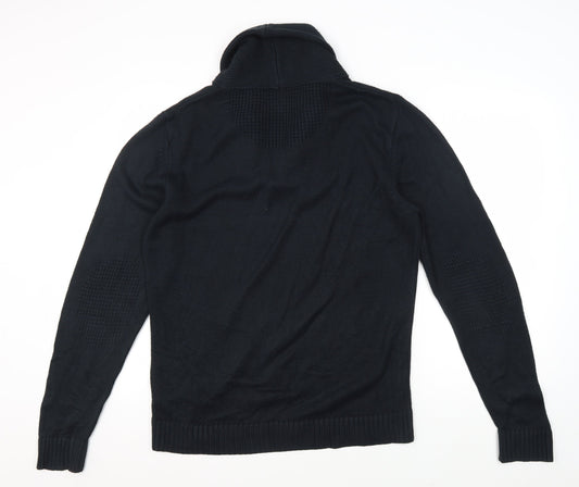 River Island Men's Black Pullover Jumper M