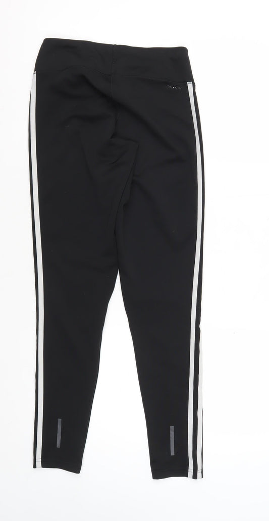 Adidas Women’s Black Track Pants, Size S, Moisture Wicking