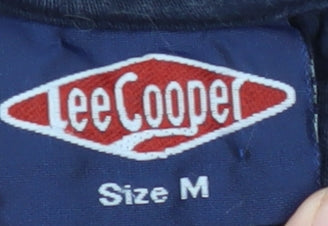 Lee Cooper Men's Blue Medium Crew Neck T-Shirt