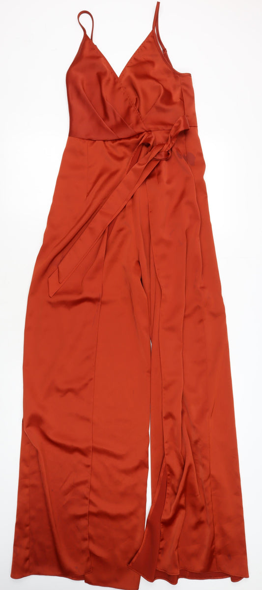 Womens UK Size 8 ASOS One-Piece Red Jumpsuit