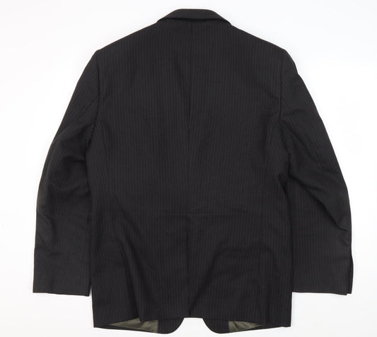 Mens UK Size 40 NEXT Regular Black Suit Jacket