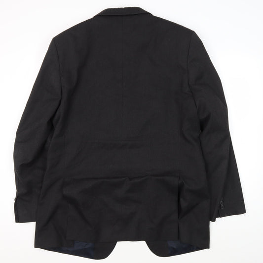 Mens UK Size 42 Marks and Spencer Regular Black Suit Jacket