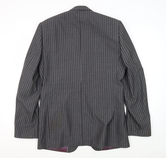 Mens UK Size 40 Jones Regular Grey Suit Jacket