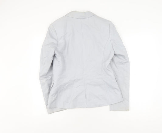 H&M Women's Grey Blazer Size 12 Classic Fit