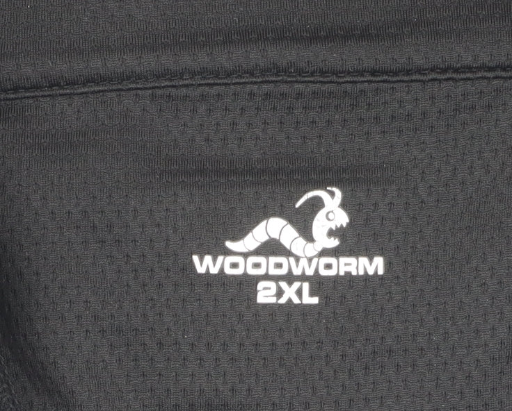 Woodworm Men's Black 2XL Track Jacket, Breathable