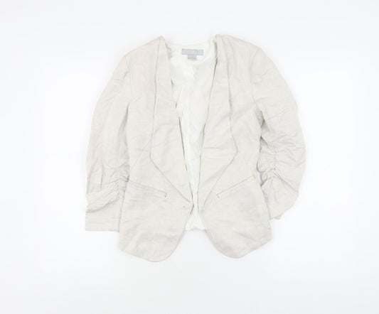 Womens UK Size 6 H&M Regular Beige Blazer