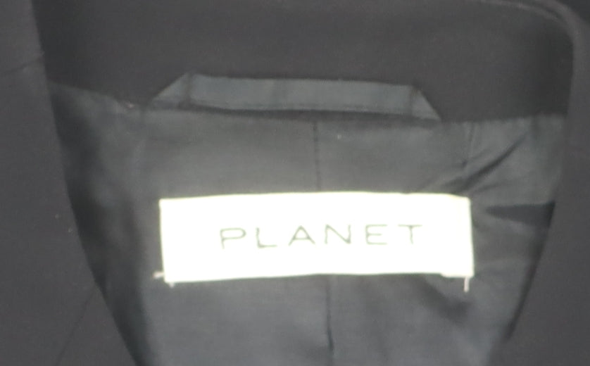 Womens UK Size 16 Planet Black Suit Jacket