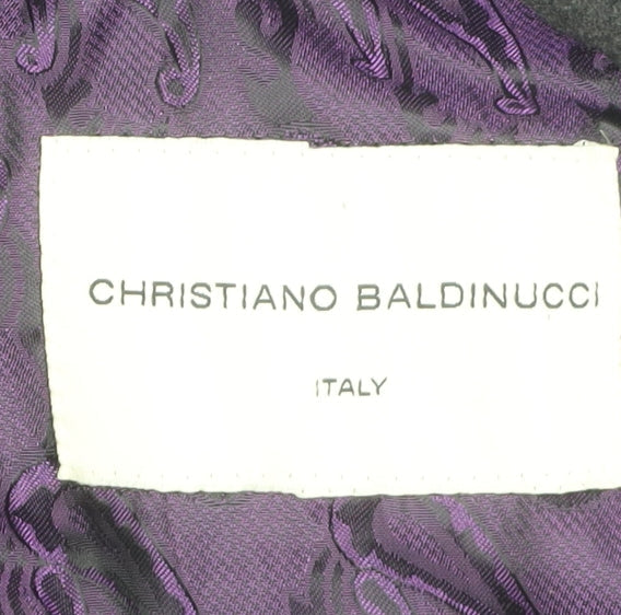 Mens UK Size S Christiano Baldinucci Black 3-in-1 Jacket