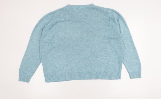 EWM Pure Classics Women's Blue XL Knit Jumper
